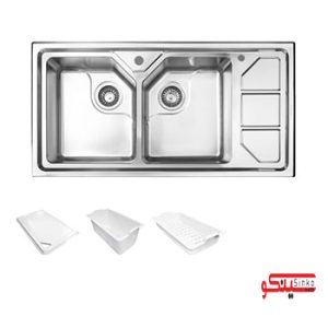 سینک توکار اخوان  مدل 326 S