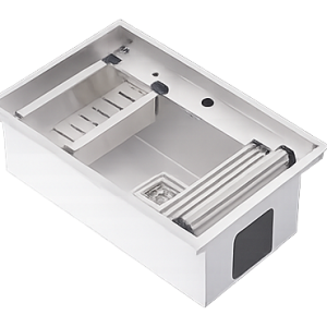 سینک باکسی توکار مریس مدل MDS74 | ابعاد 74×50 سانتیمتر