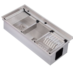 سینک باکسی توکار مریس مدل MCS104 | ابعاد 100×50 سانتیمتر
